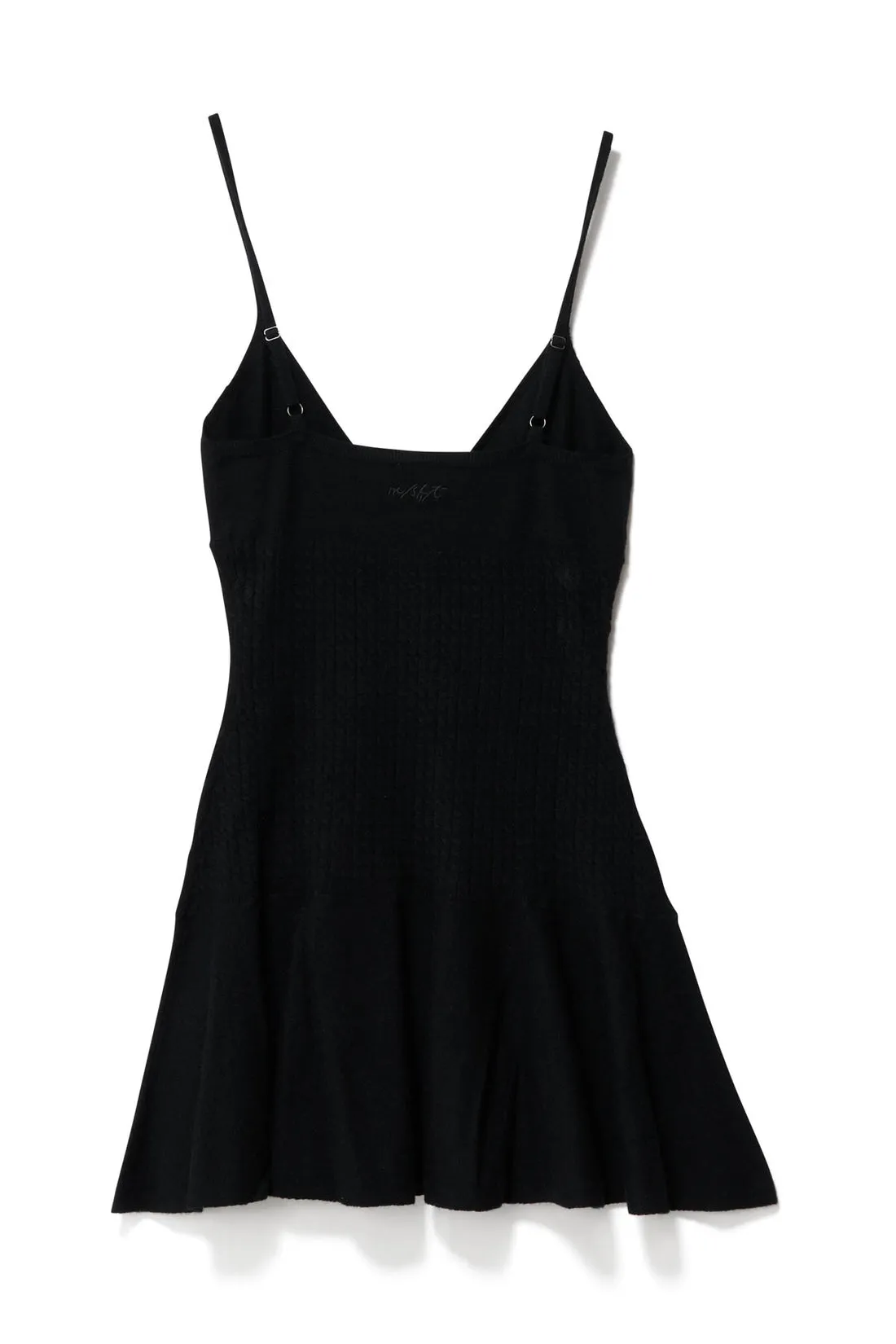 DE MUUD KNITTED DRESS - BLACK
