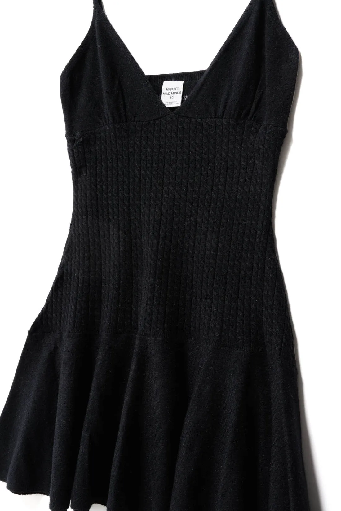 DE MUUD KNITTED DRESS - BLACK