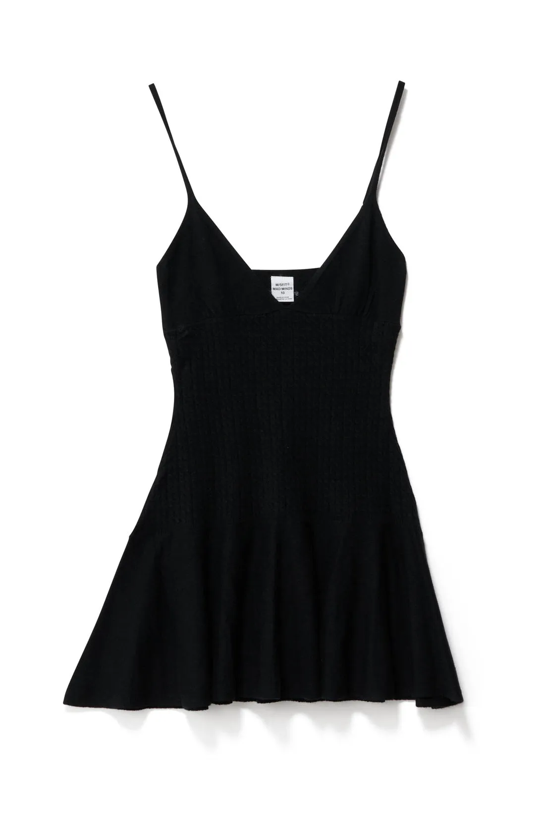 DE MUUD KNITTED DRESS - BLACK