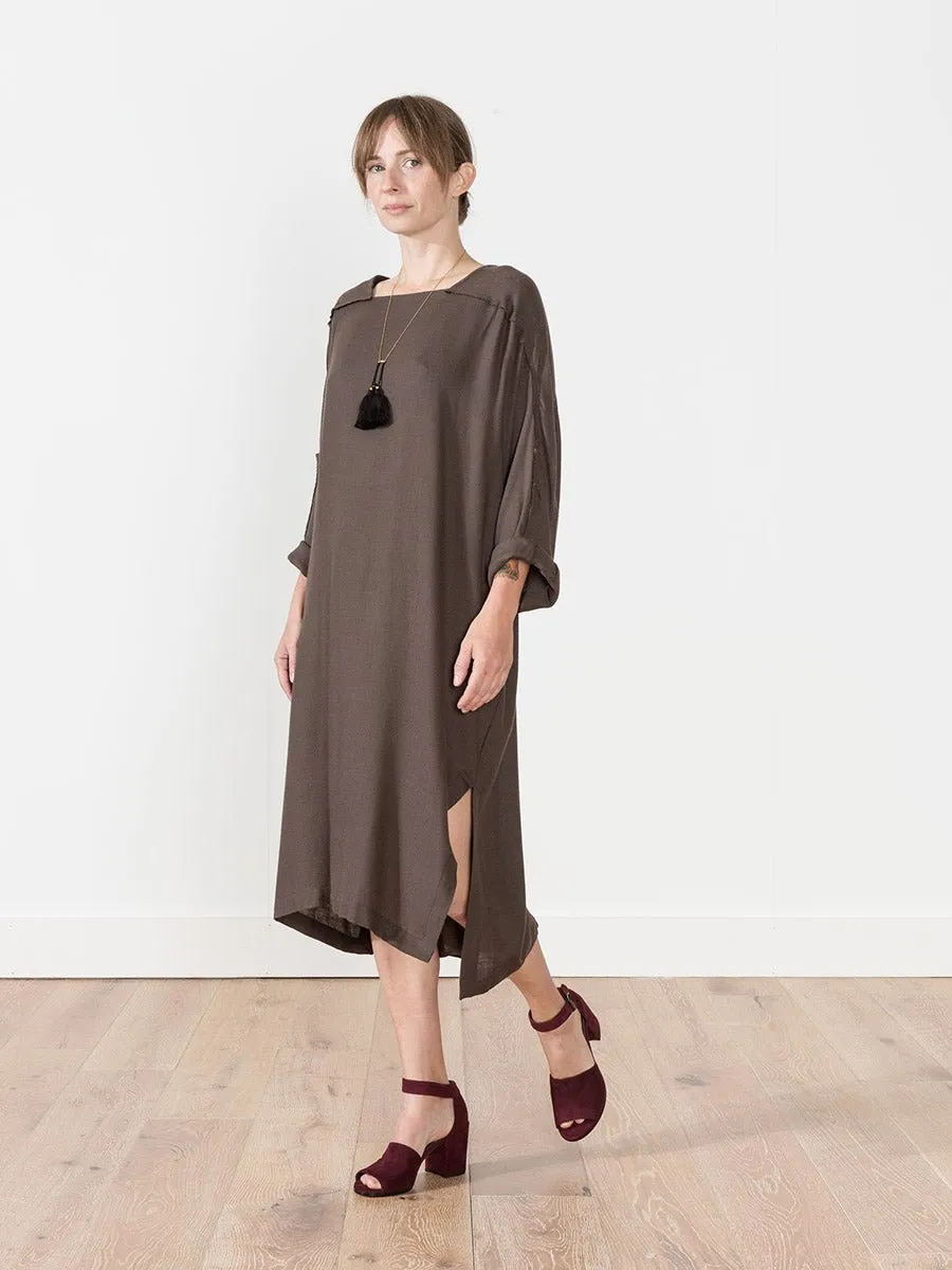 dome dress - charcoal