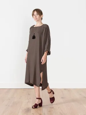 dome dress - charcoal