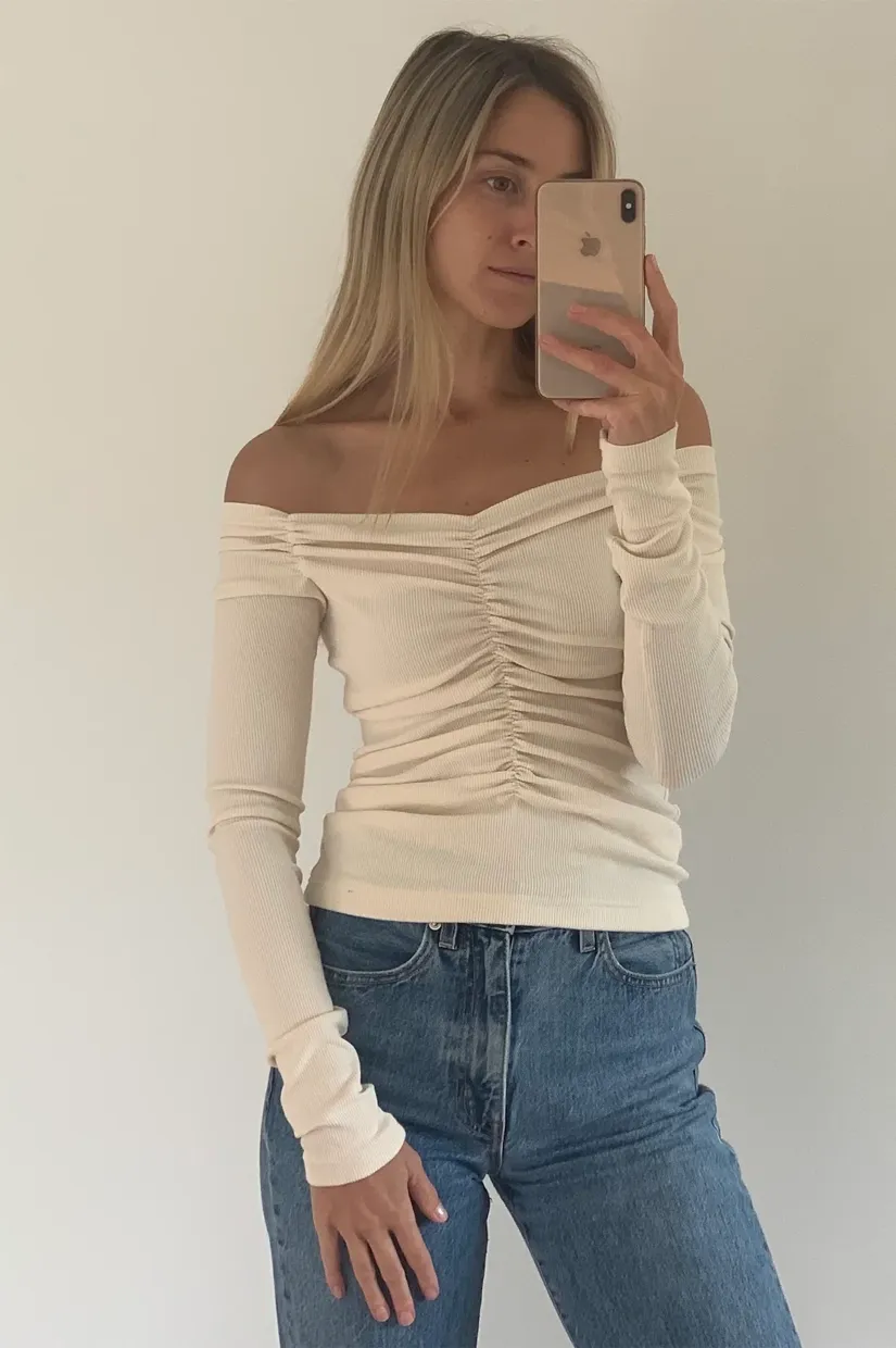 Dominique Healy Luella Longsleeve - Vanilla
