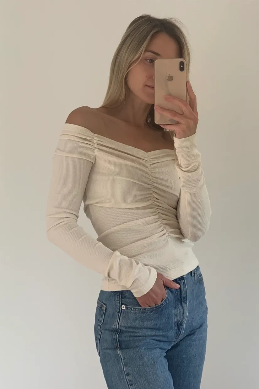 Dominique Healy Luella Longsleeve - Vanilla