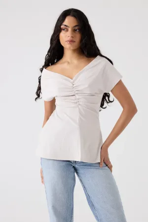 Dominique Healy Melody Tee - Chalk