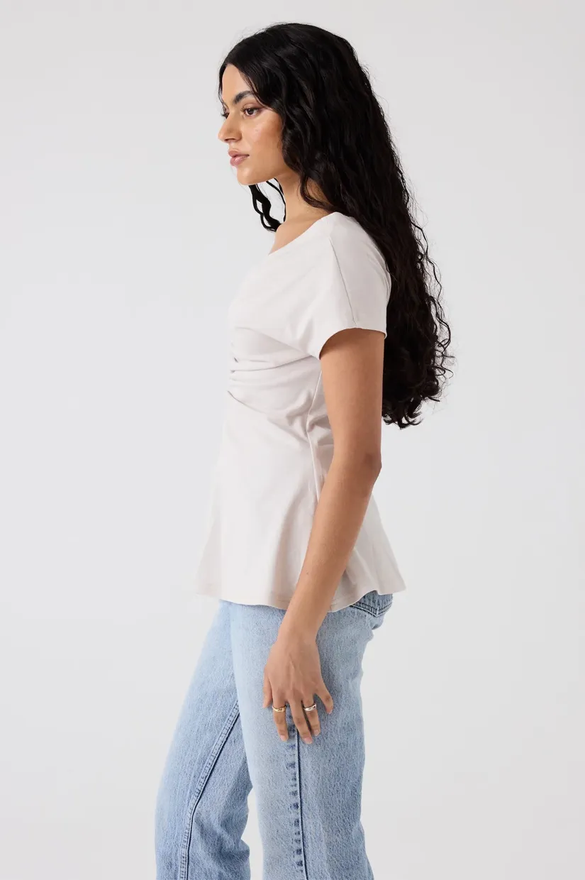 Dominique Healy Melody Tee - Chalk