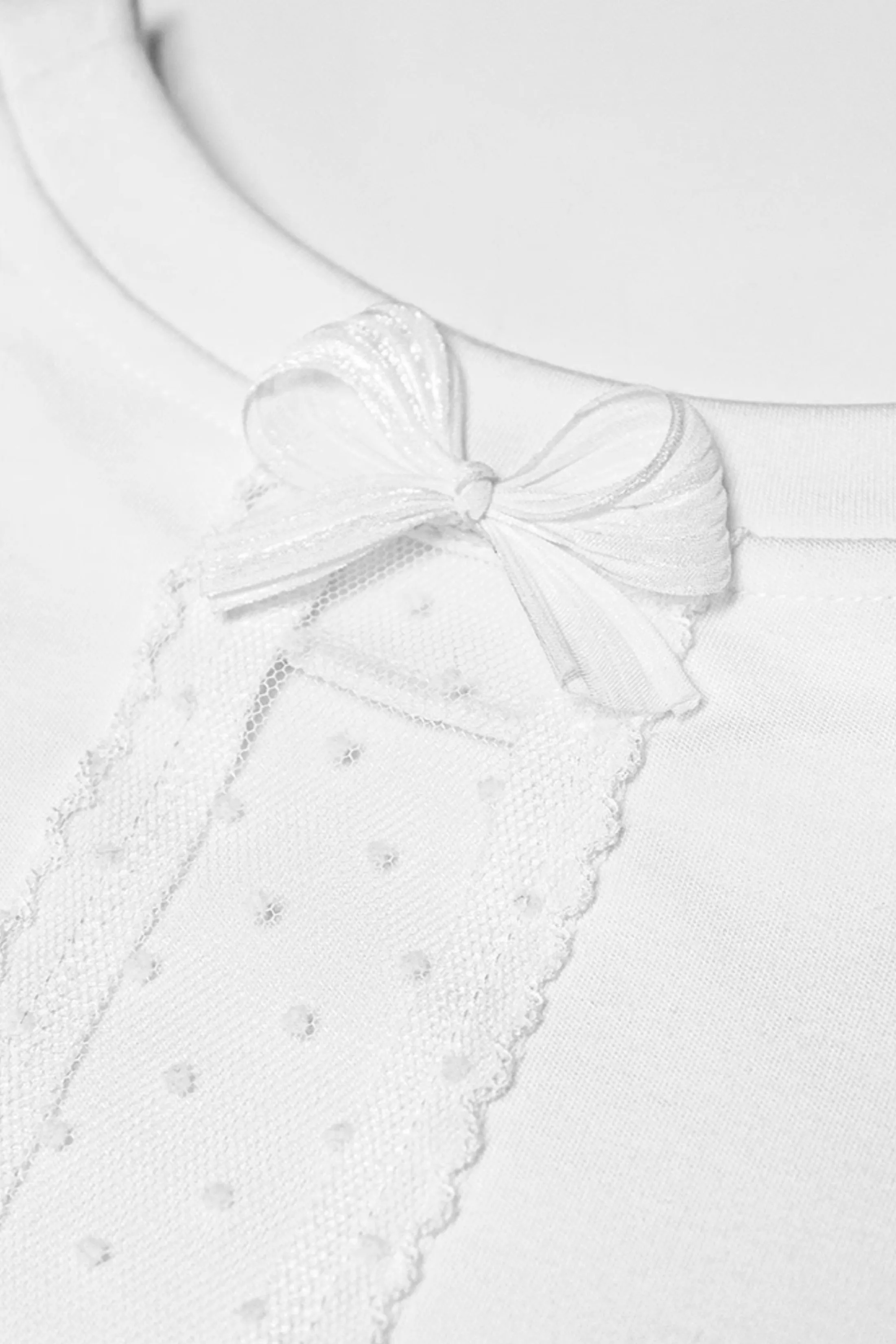 Dot Back Peekaboo Tee