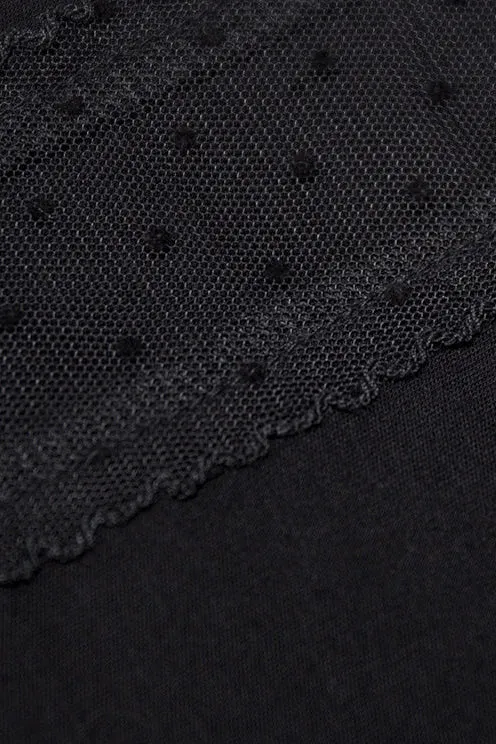 Dot Back Peekaboo Tee