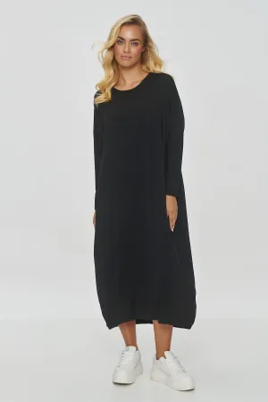 Drawstring Hem Oversized Dress