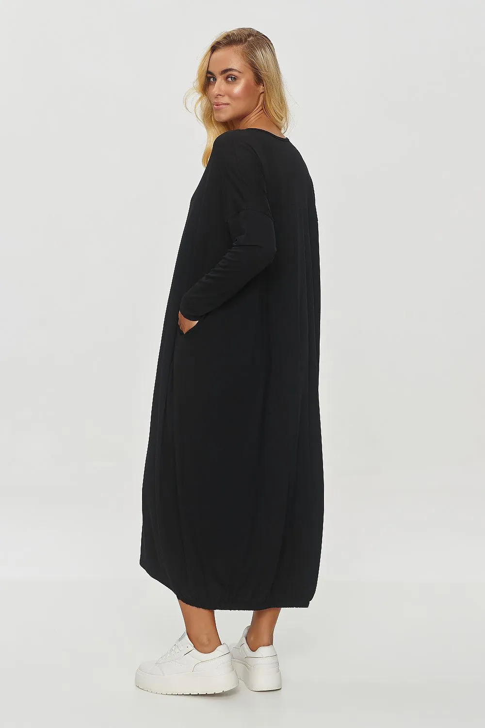Drawstring Hem Oversized Dress