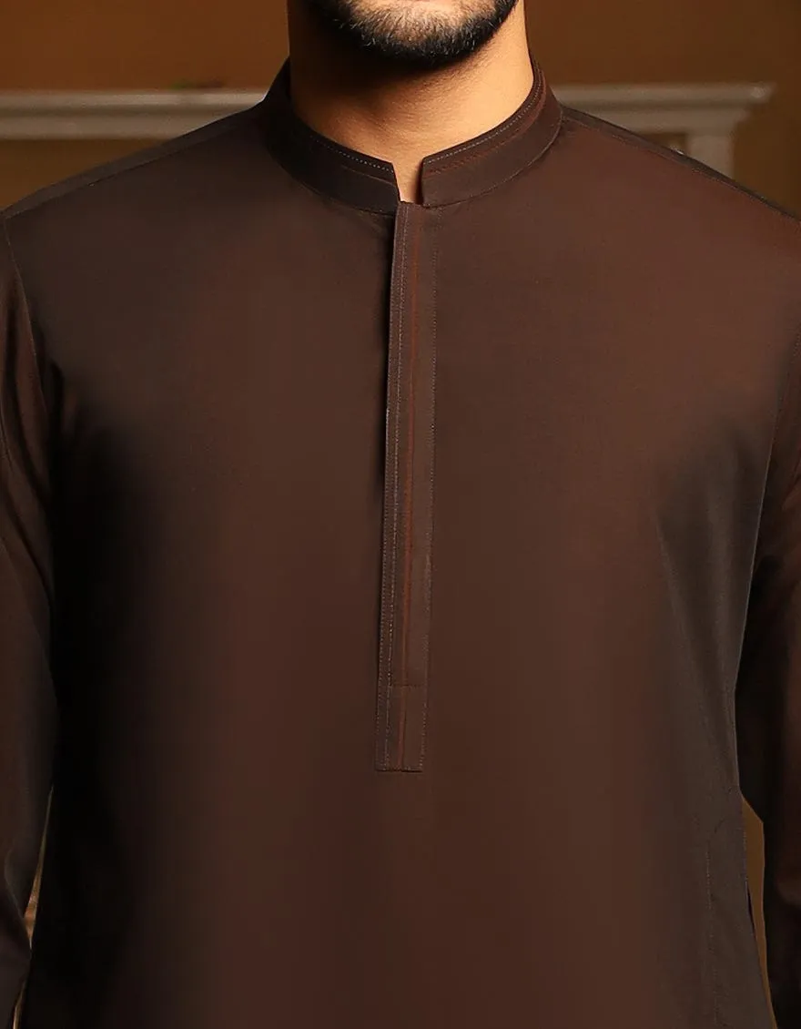 Eid Kurta for Men in Brown Color #M0021