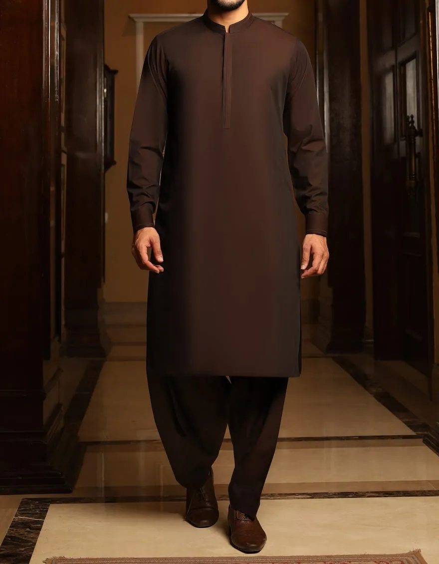 Eid Kurta for Men in Brown Color #M0021