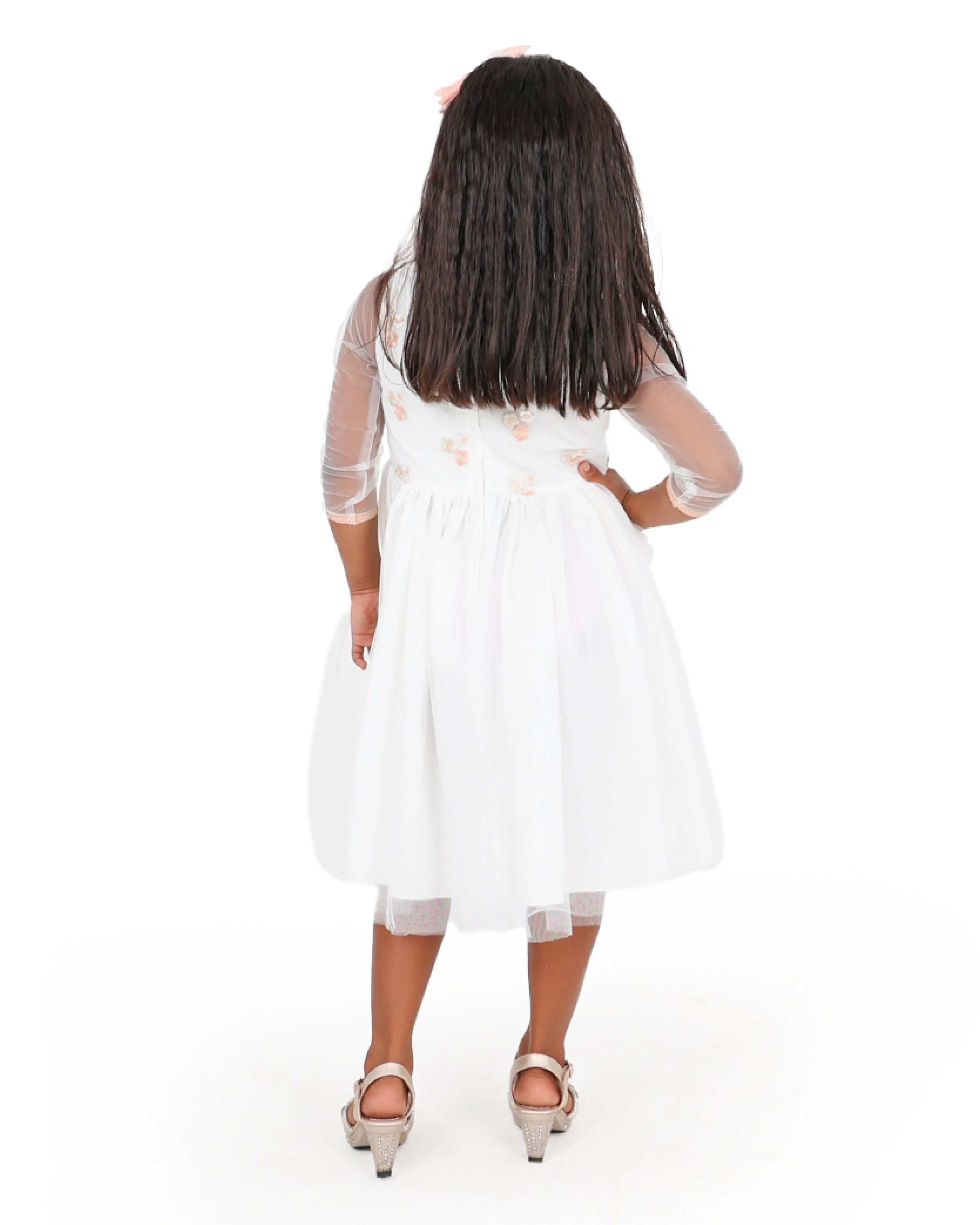 Embroidered Party Dress