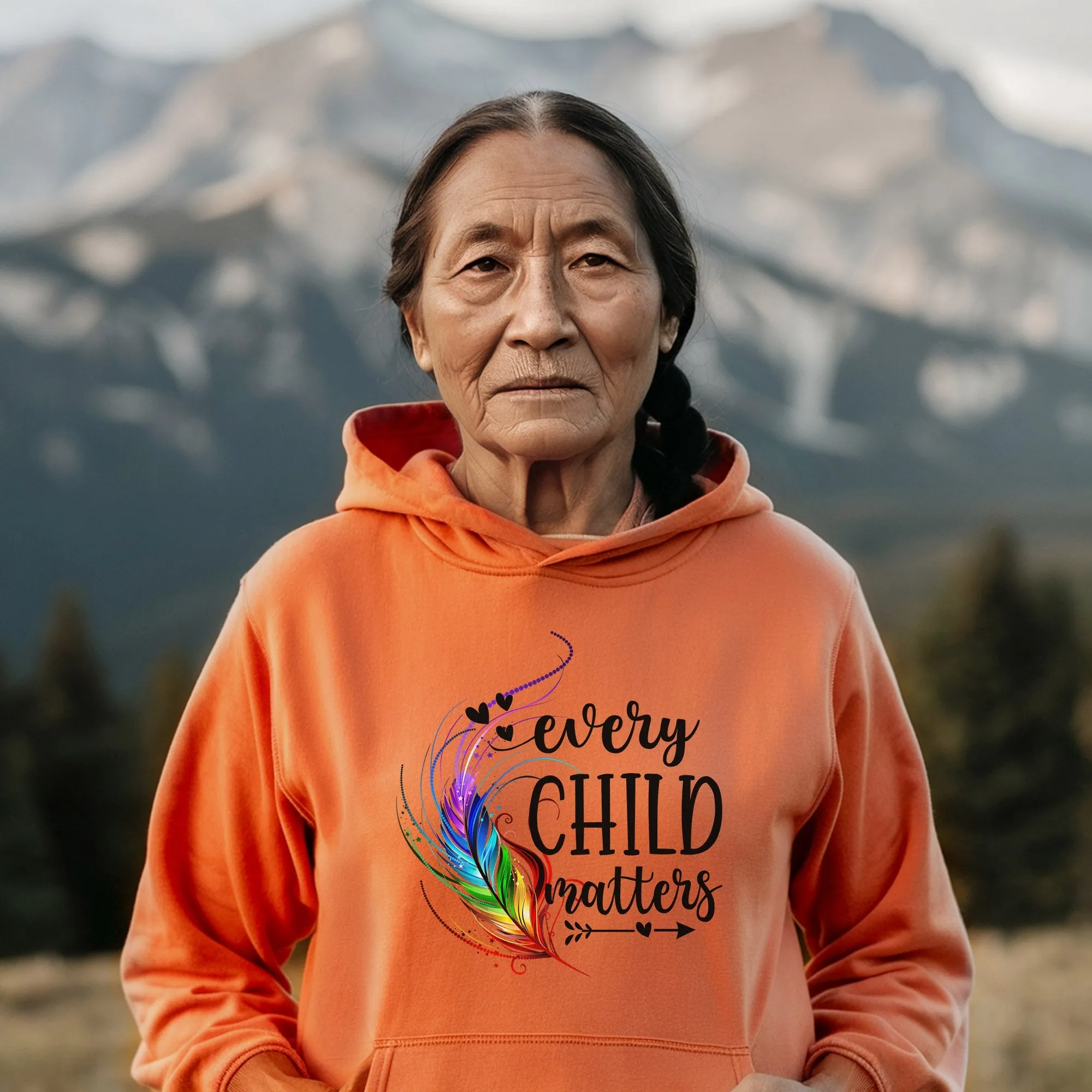 Every Child Matters Native Feathers Native American Unisex T-Shirt/Hoodie/Sweatshirt