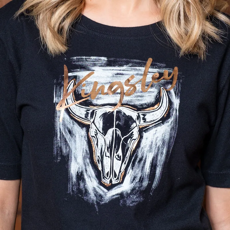 Fiesty Skull Regular Crew Tee Mamba