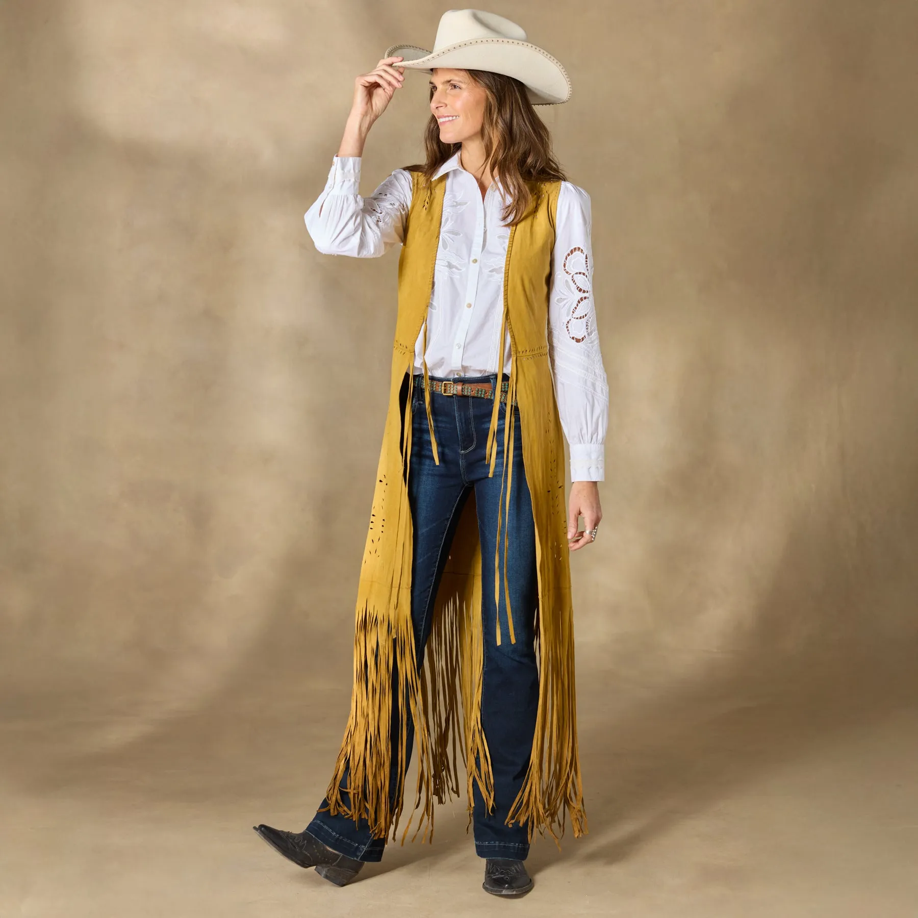 Flannery Fringe Vest