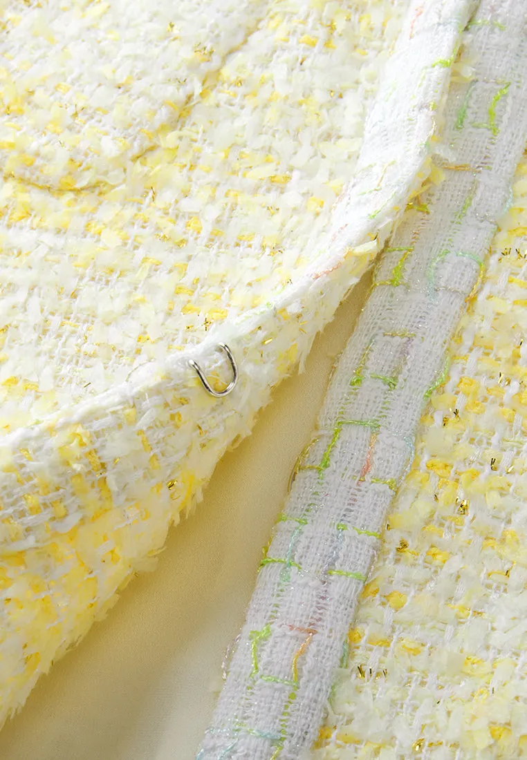 Flower-detail Embellished-trim Patch-pocket Waistcoat