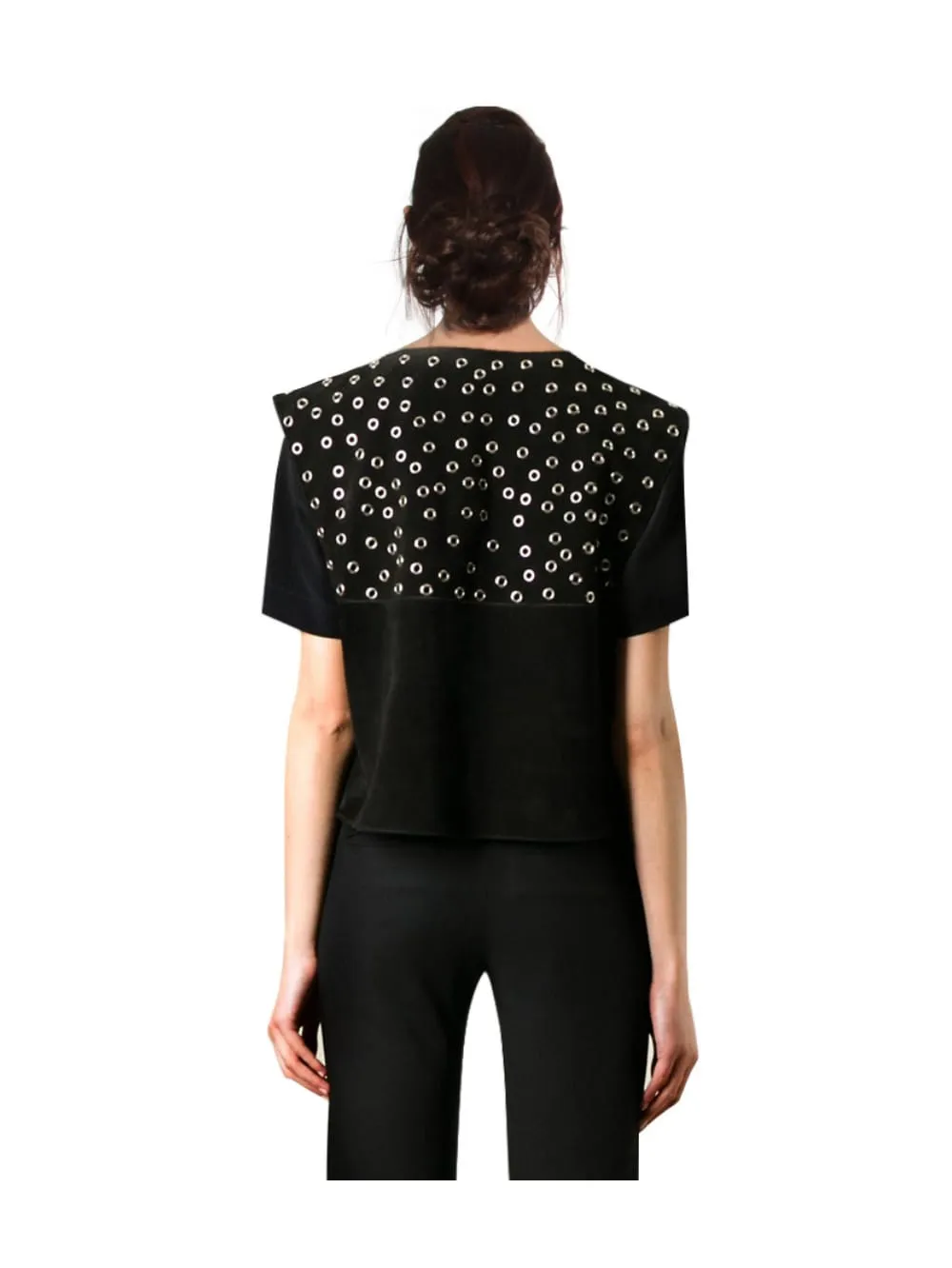 Fringed Flair Leather Vest for Women