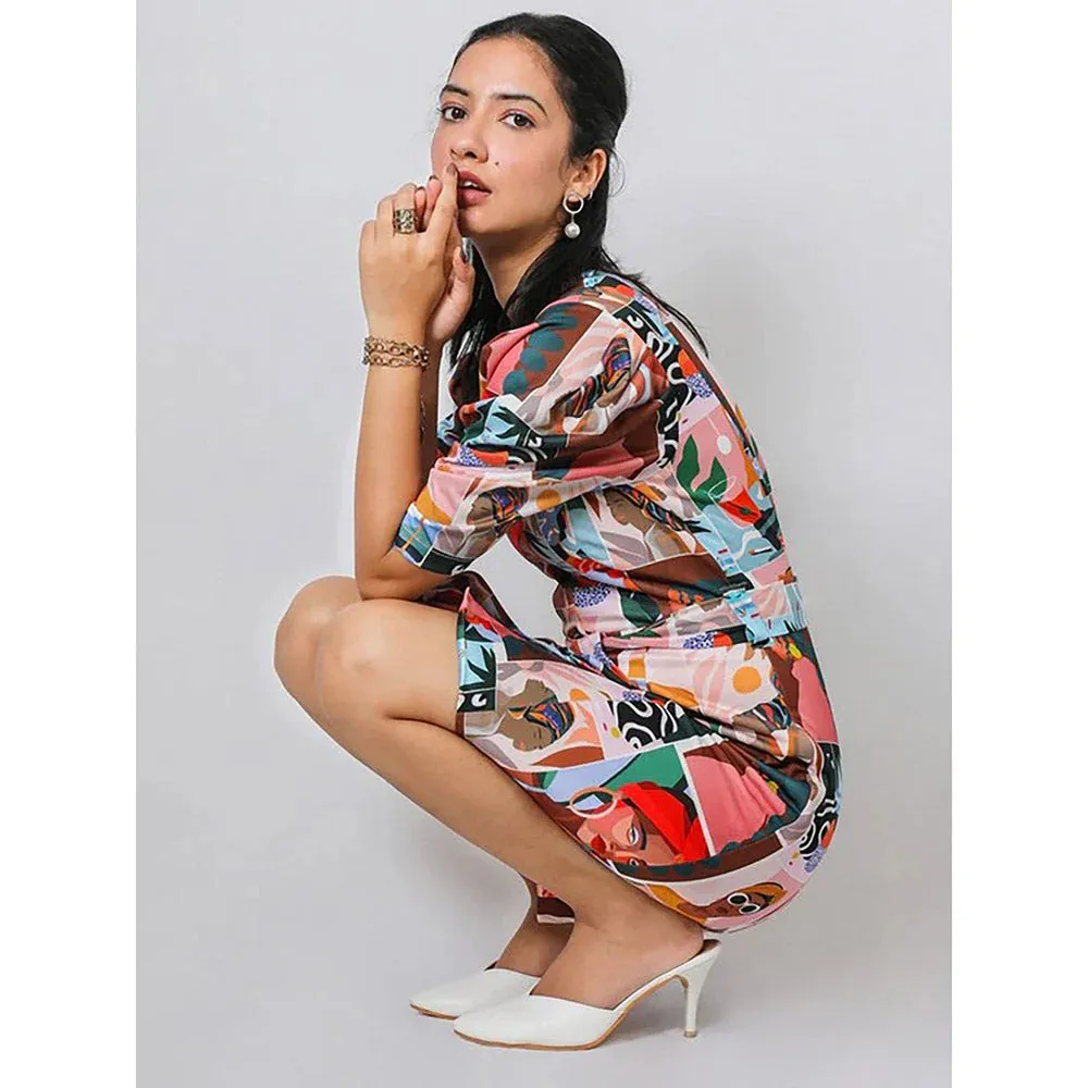 FUGA Pop Sheath Dress Multi-Color (Set of 2)