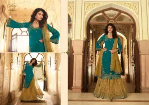 Glossy Rubaab Traditional Lehenga | Rubaab 15162