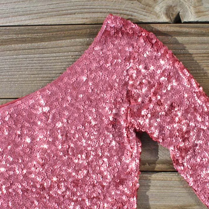 Golden Moon Party Dress in Pink
