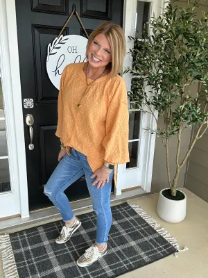 Good Vibrations Top | Lt. Orange