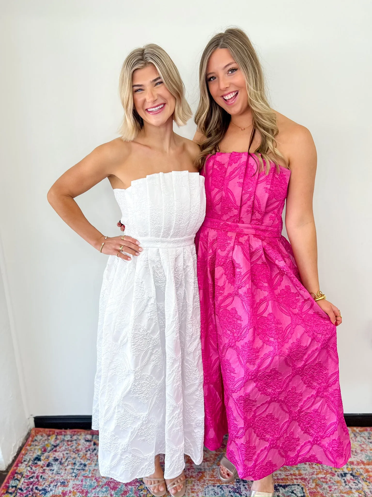 Gorgeous Strapless Dress - Pink