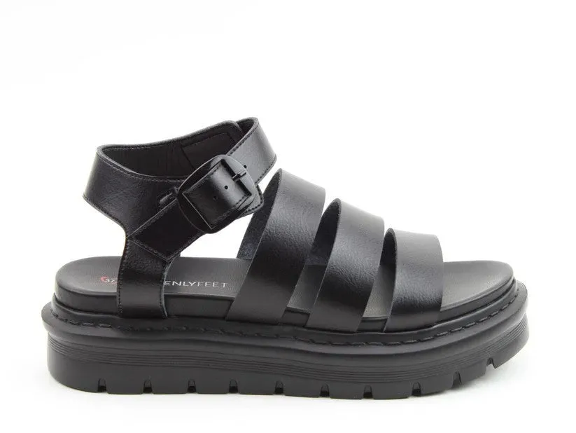 Heavenly Feet Ladies Saffron Comfort Lightweight Sandal