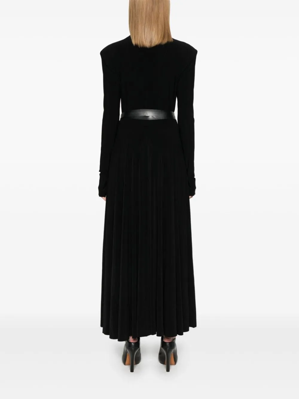 High-neck long dress