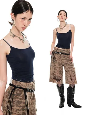 High Stretch Sheer Camisole Tank Top【s0000009444】