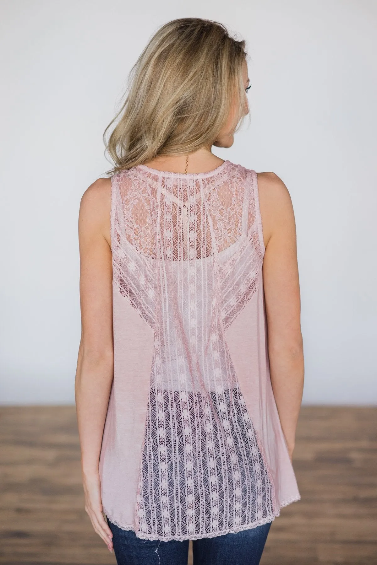 Hopeless Romantic Top ~ Vintage Rose