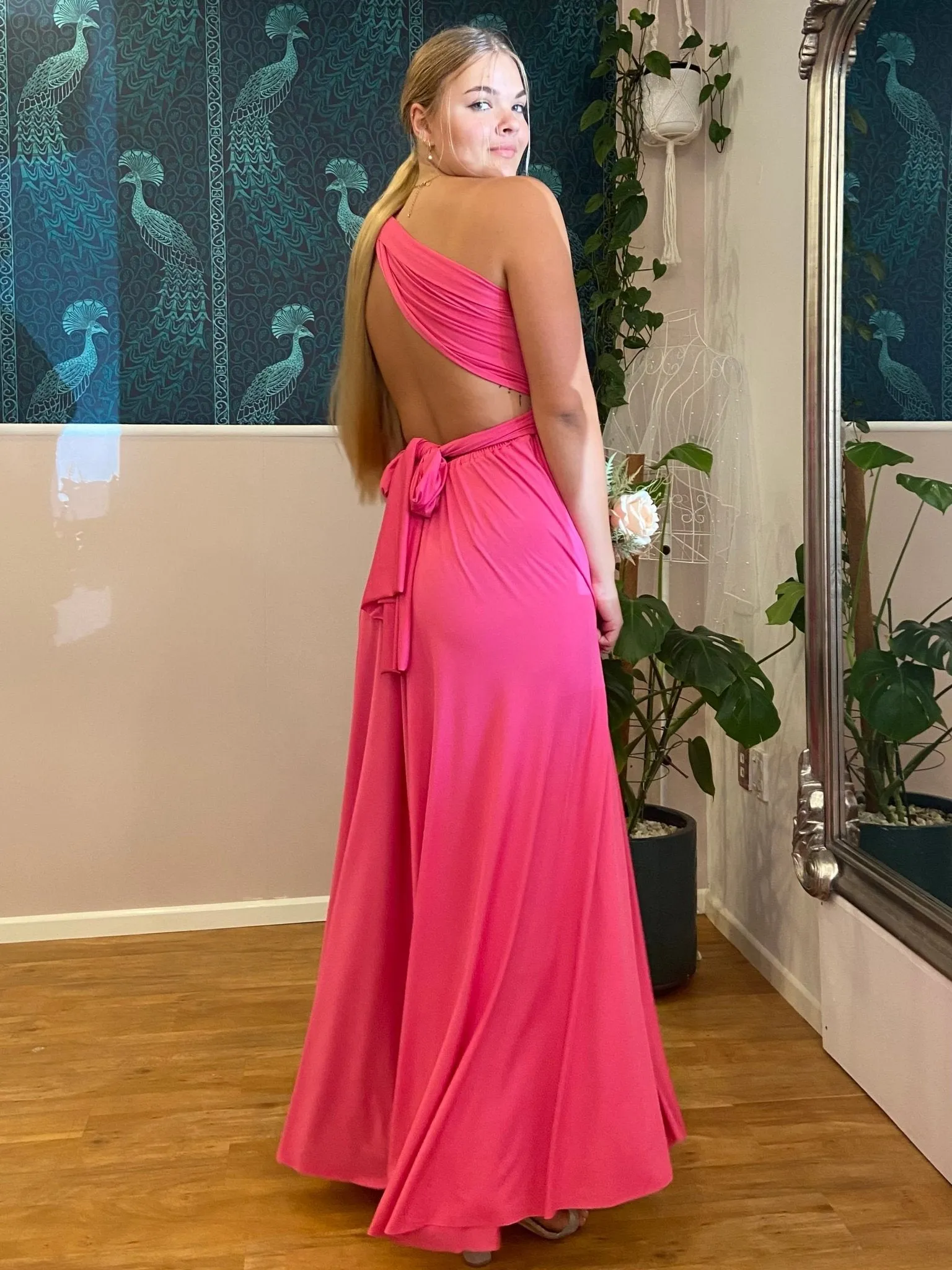 Hot Pink convertible Infinity bridesmaid dress Express NZ wide