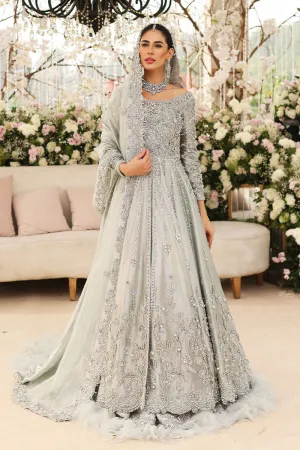 Ice Blue Pakistani Bridal Lehenga Premium Embellished Pishwas Pakistani Wedding Dresses