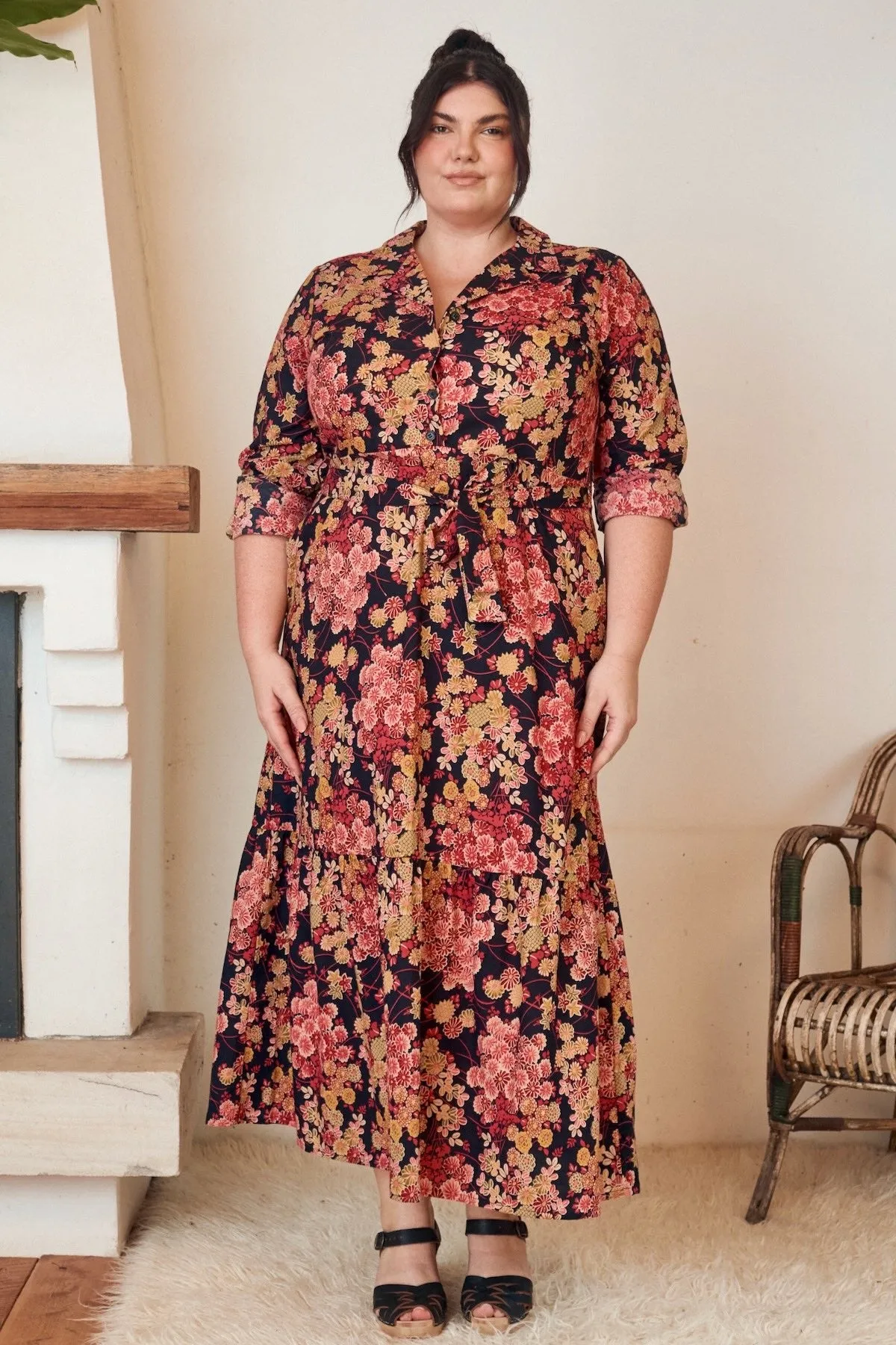 Isla Maxi Dress - Autumn Blossom