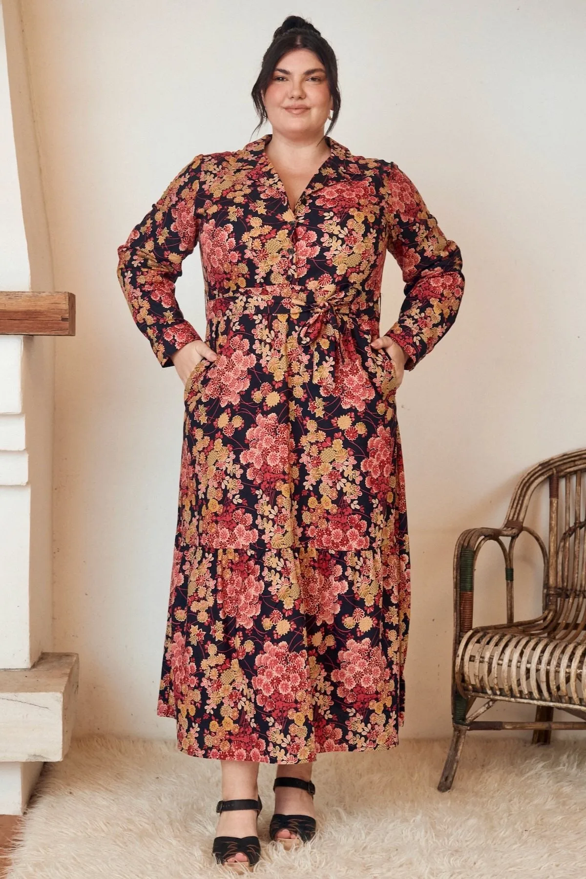 Isla Maxi Dress - Autumn Blossom