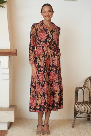 Isla Maxi Dress - Autumn Blossom