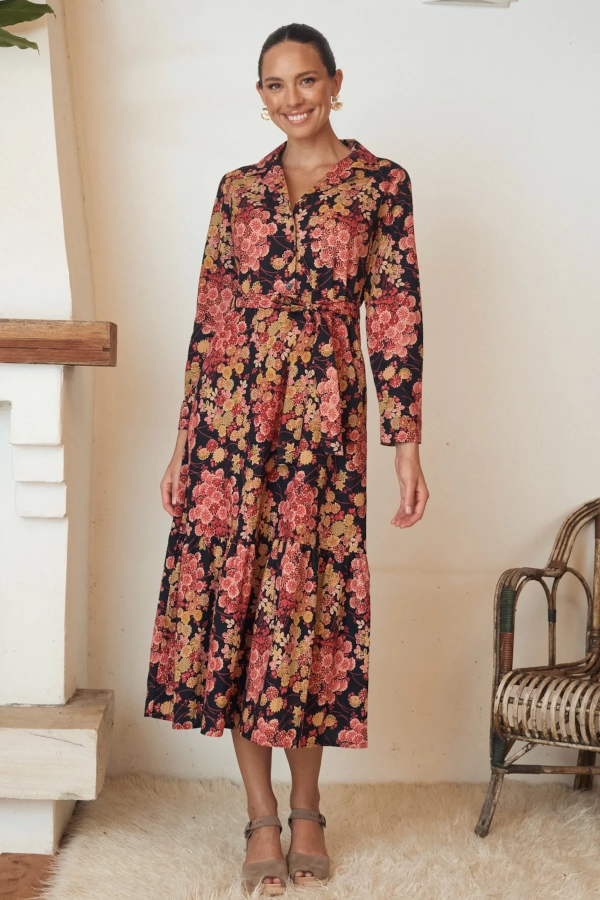 Isla Maxi Dress - Autumn Blossom