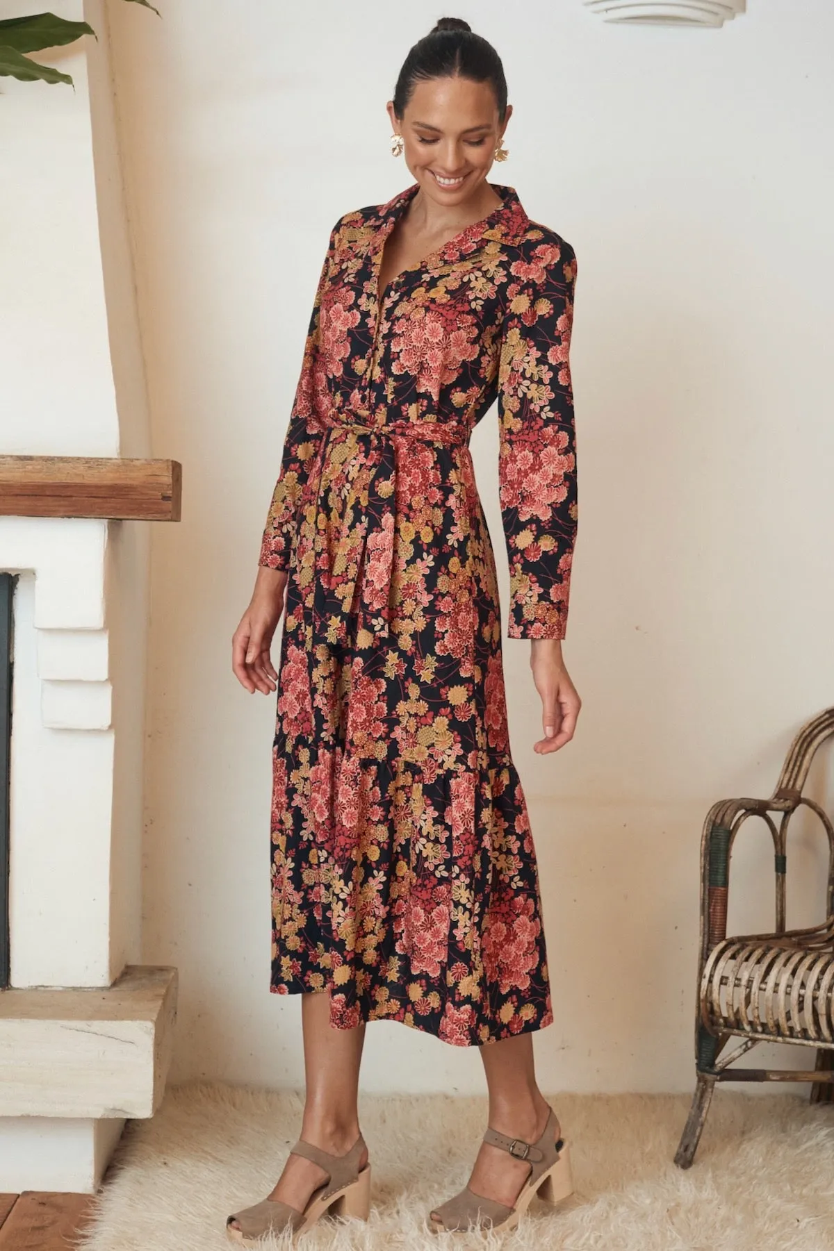 Isla Maxi Dress - Autumn Blossom