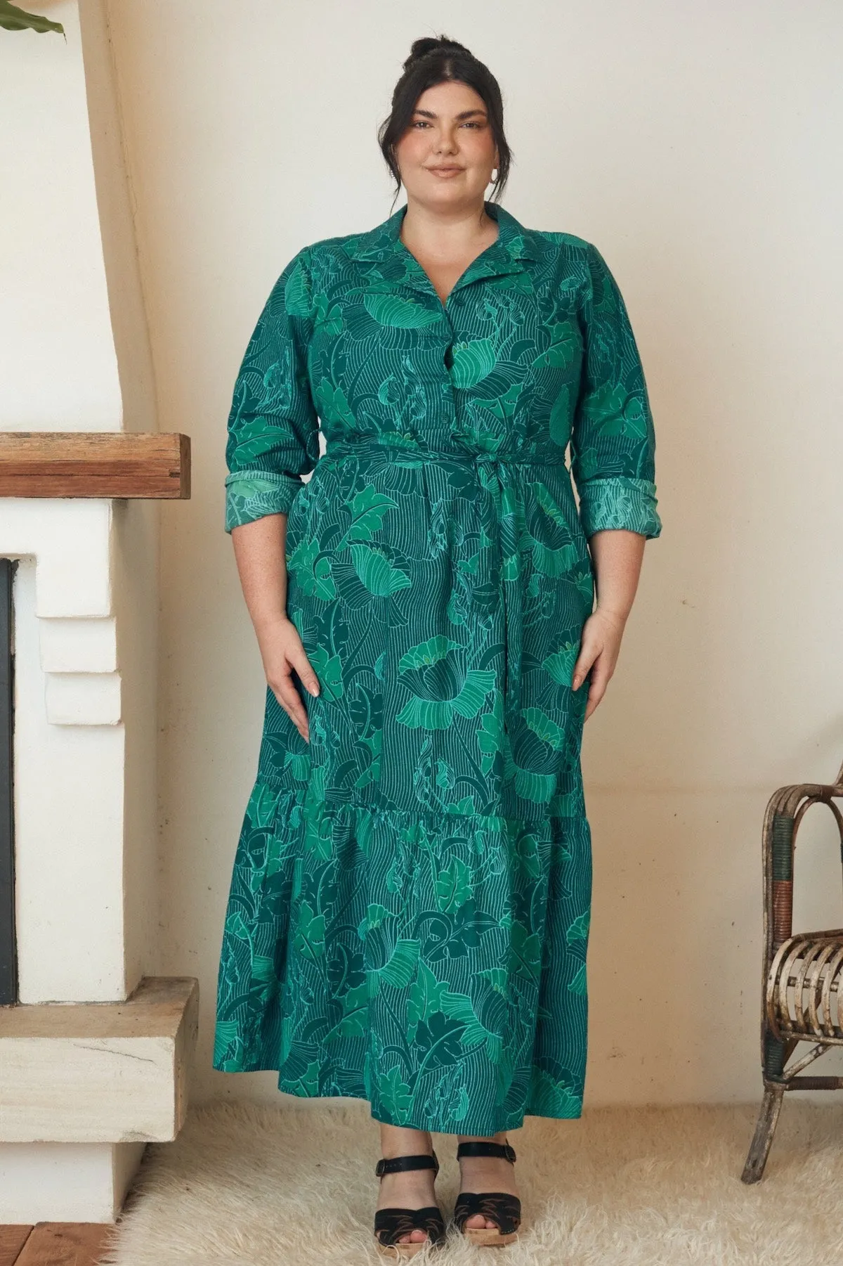 Isla Maxi Dress - Lotus Aqua