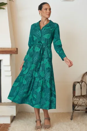Isla Maxi Dress - Lotus Aqua