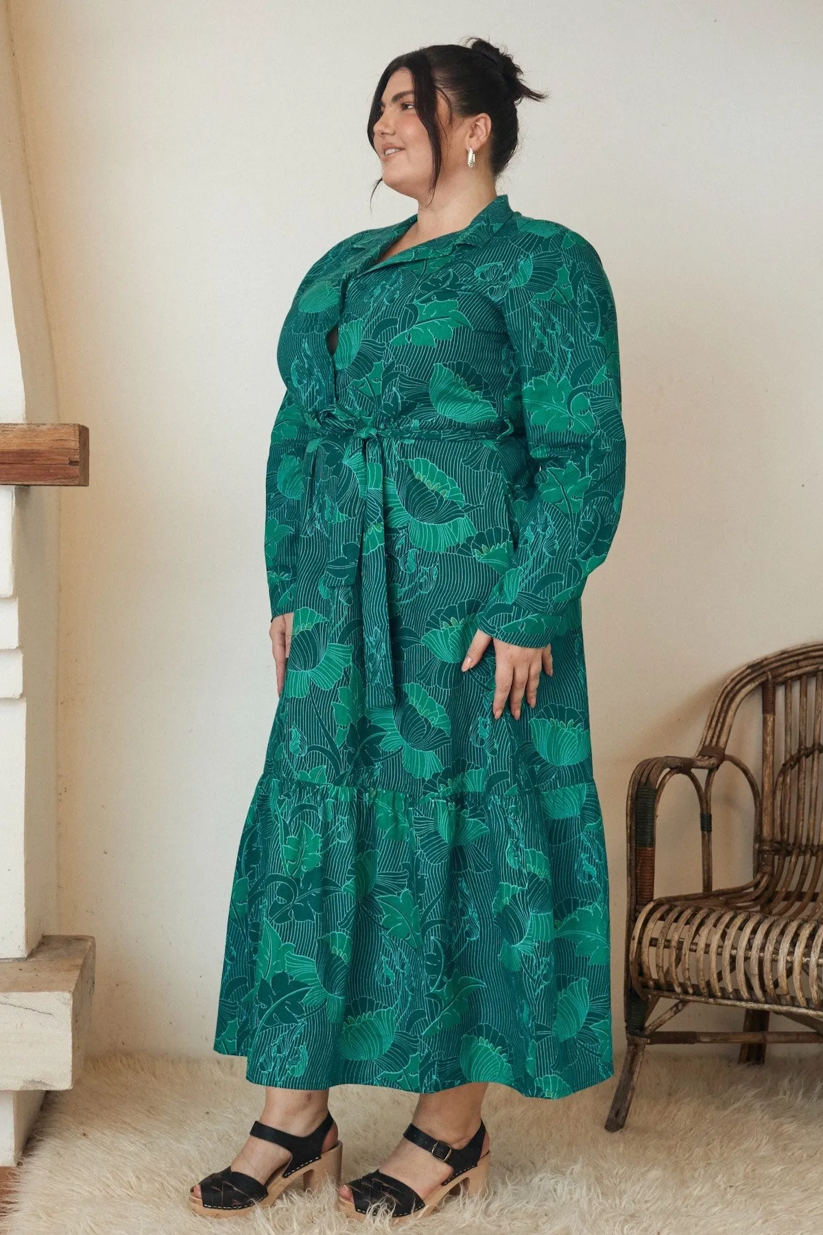 Isla Maxi Dress - Lotus Aqua