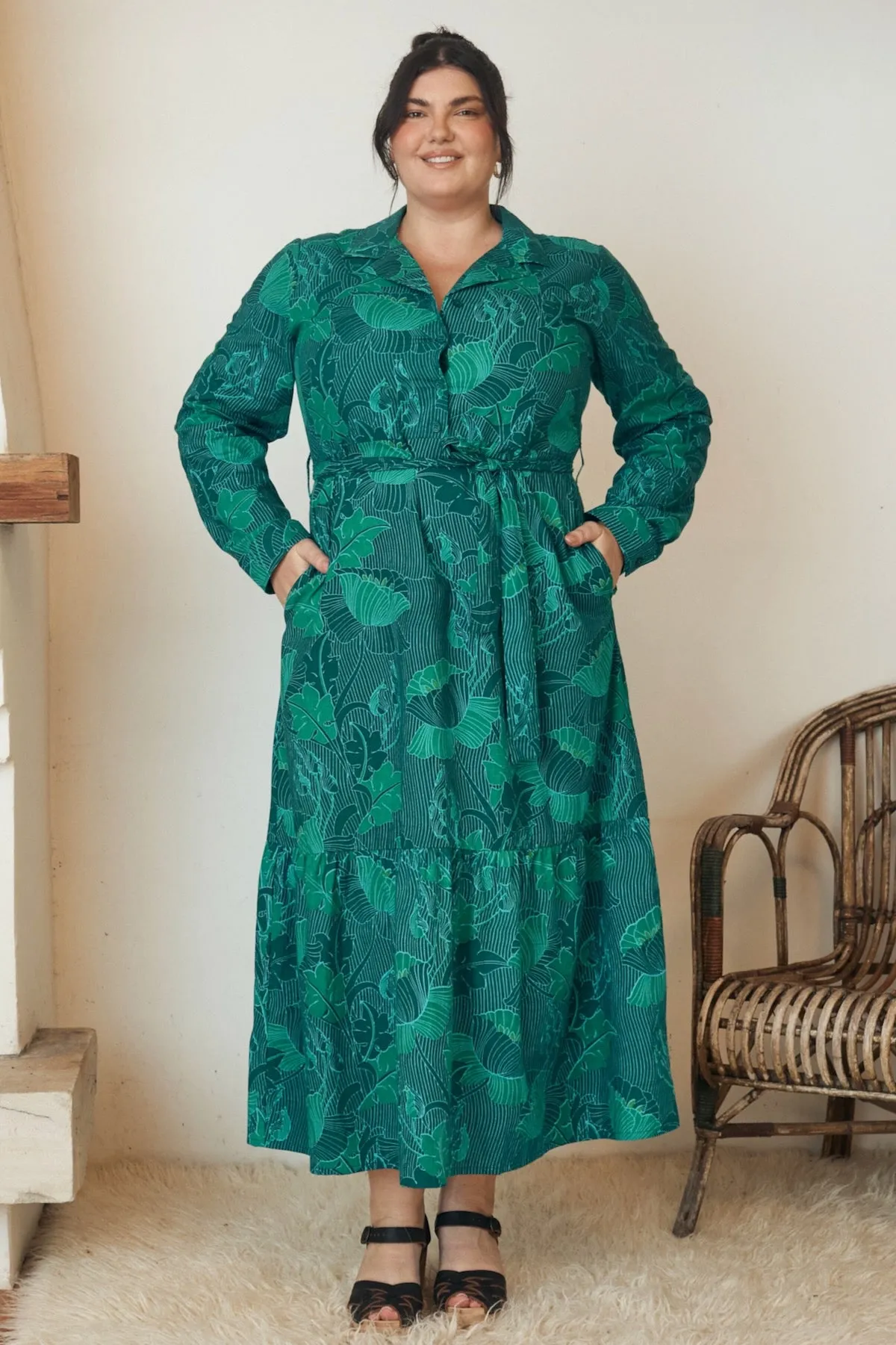 Isla Maxi Dress - Lotus Aqua