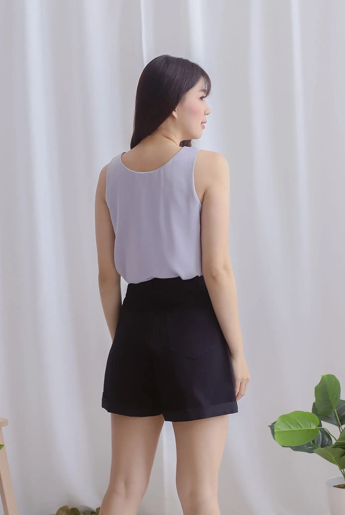 Josefin Two Ways Tank Top In Lilac