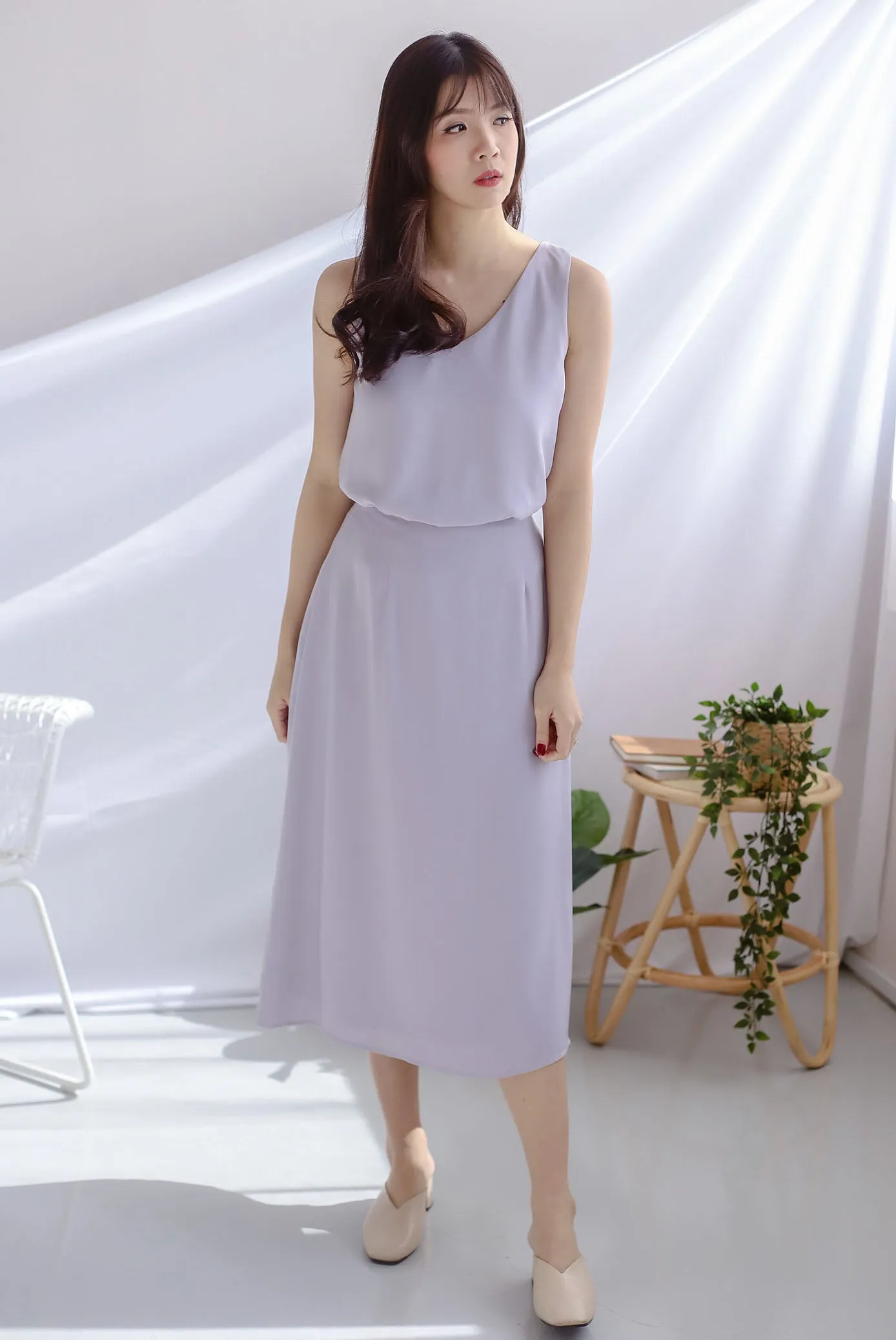 Josefin Two Ways Tank Top In Lilac