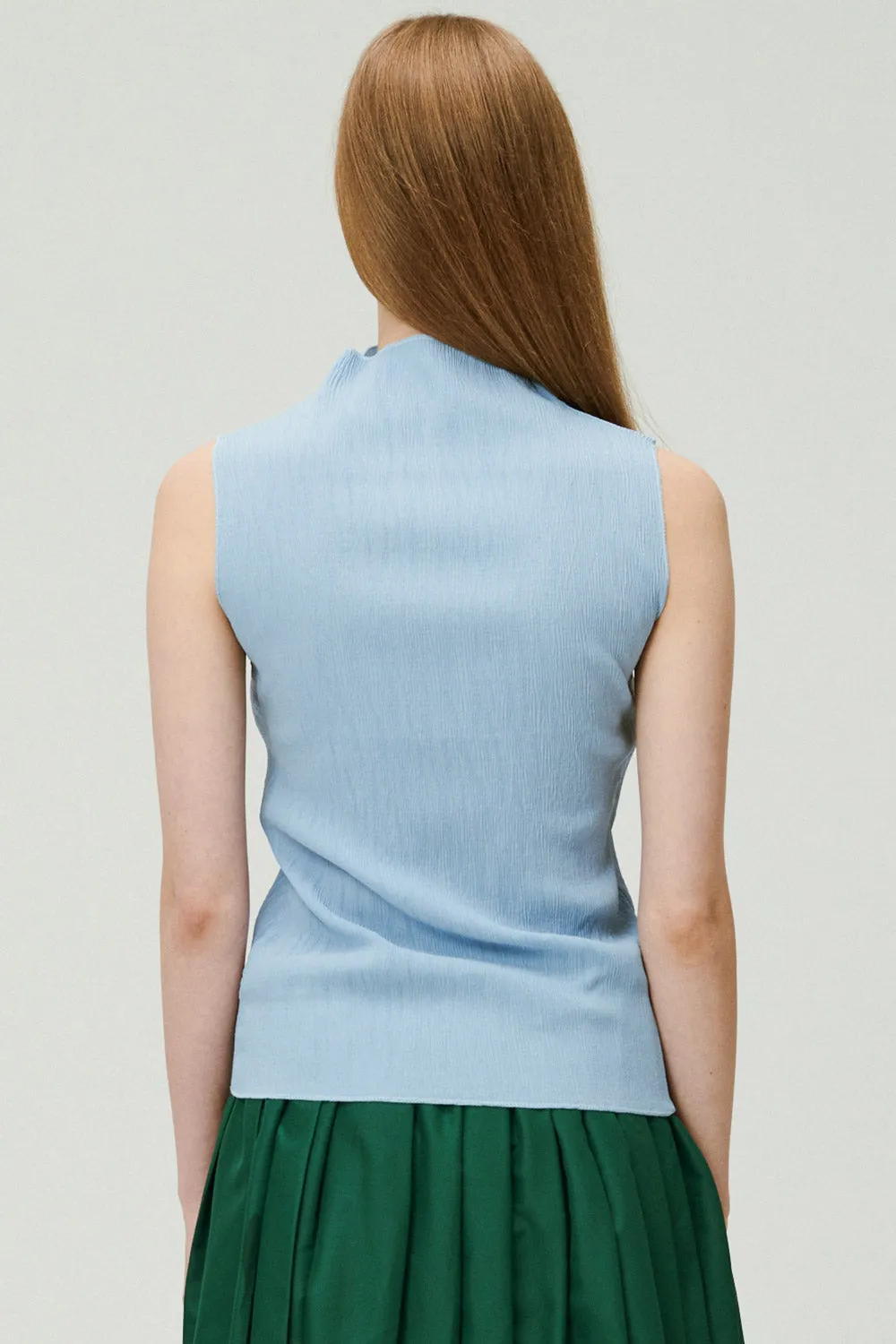 Kathleen Sheer Plisse Top