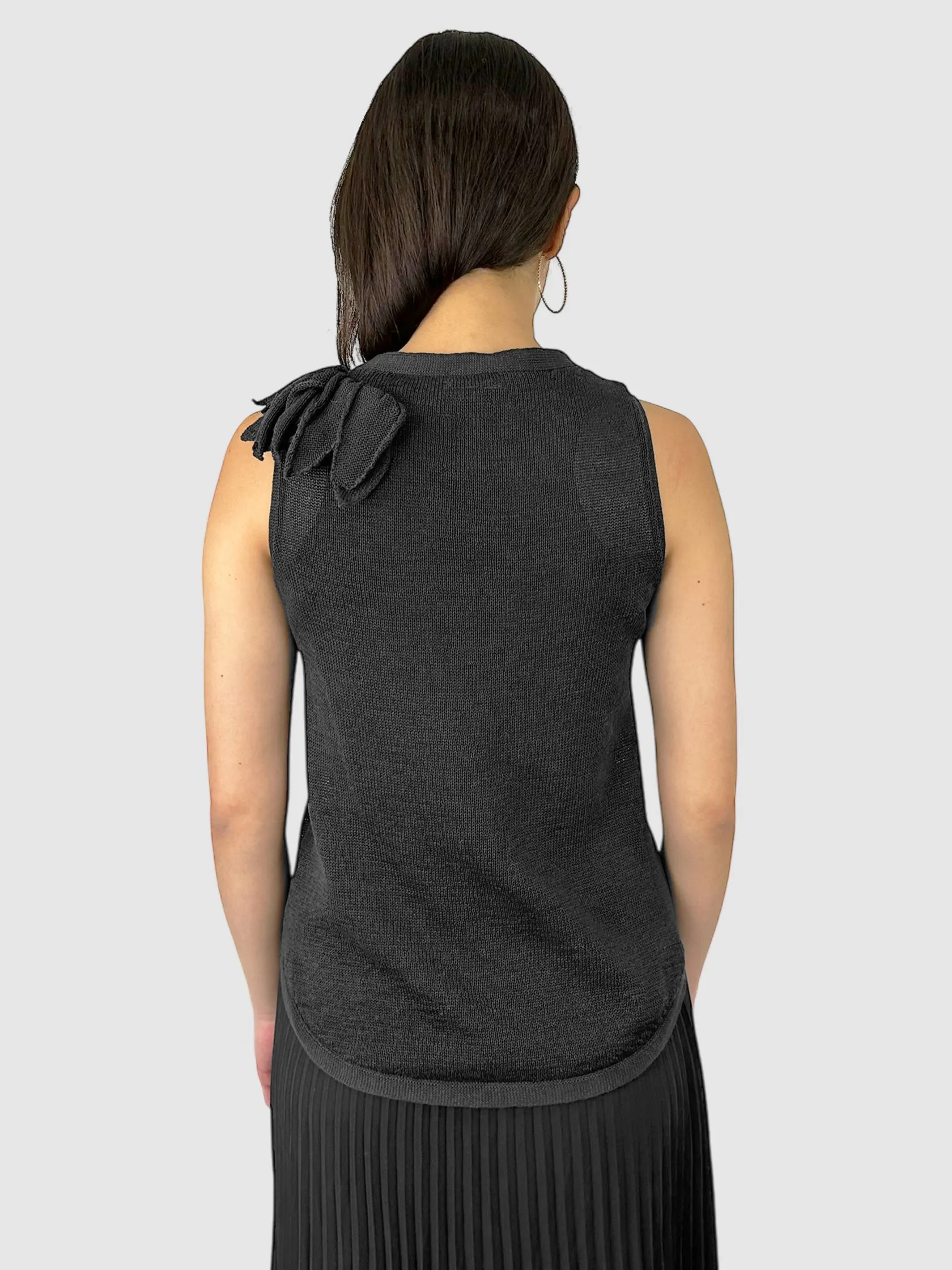 Knit Sheer Sleeveless Top