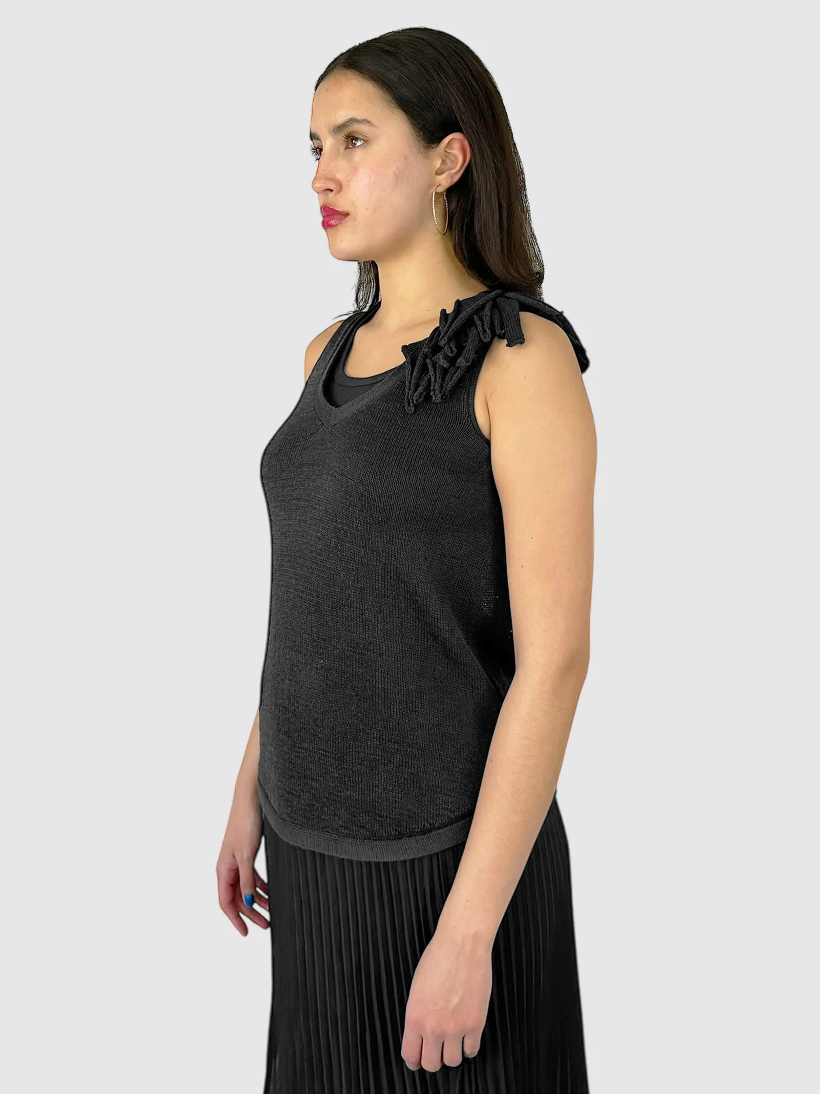 Knit Sheer Sleeveless Top