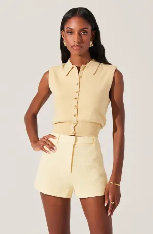 Kori Bow Embellished Sweater Top