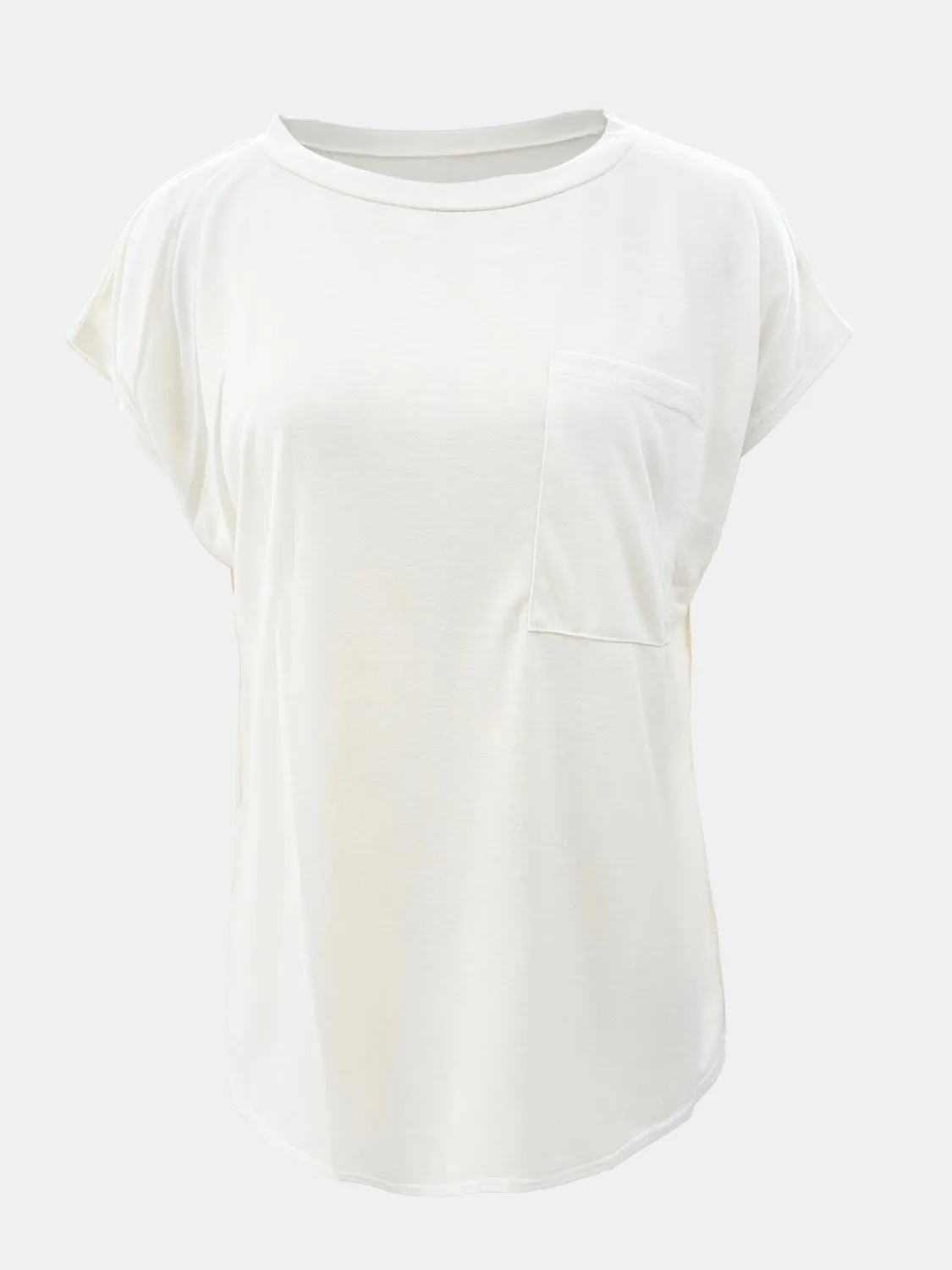 Kori Round Neck Cap Sleeve T-Shirt - Online Exclusive