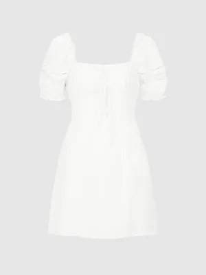 Lace Up Front Skater Dresses
