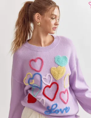 Lavender Love Sweater